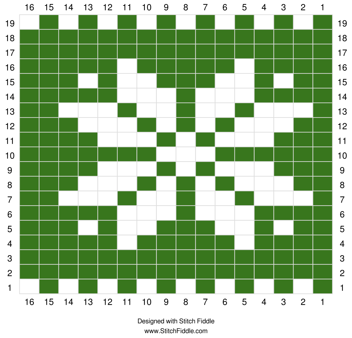 Snowflake knitting pattern deals